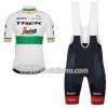 Conjunto Maillot + Culotte Corto con tirantes 2018 Trek Segafredo Campeonato de Irlanda